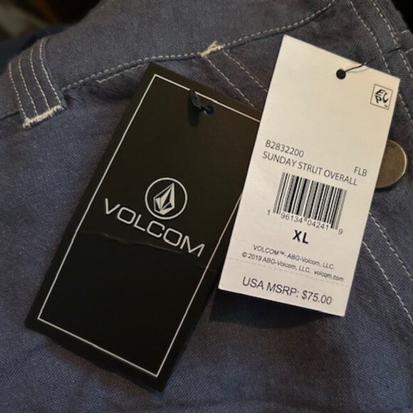 NWT Volcom LIght-Weight Overalls - Size XL - Picture 4 of 4